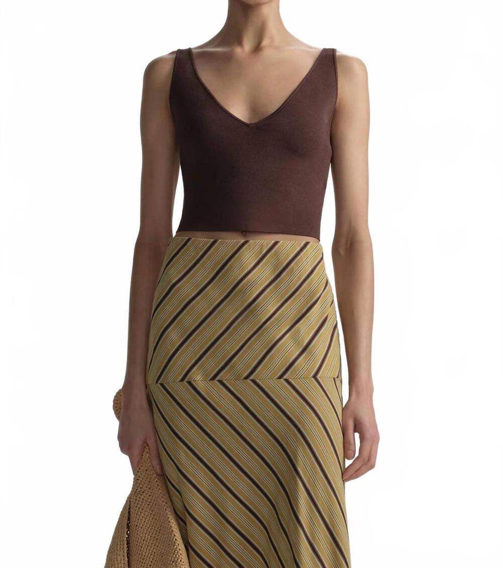 NEW A.L.C. ani top in deepest brown